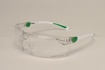 Schutzbrille featherlight grün/weiß St