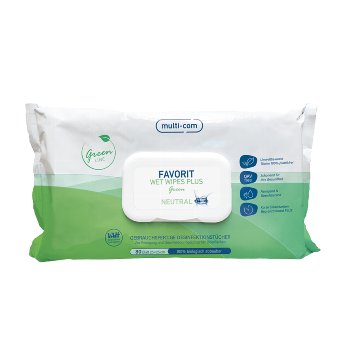 FAVORIT Wet Wipes Plus Green